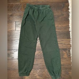 John Galt Brandy Melville Green Sweatpants